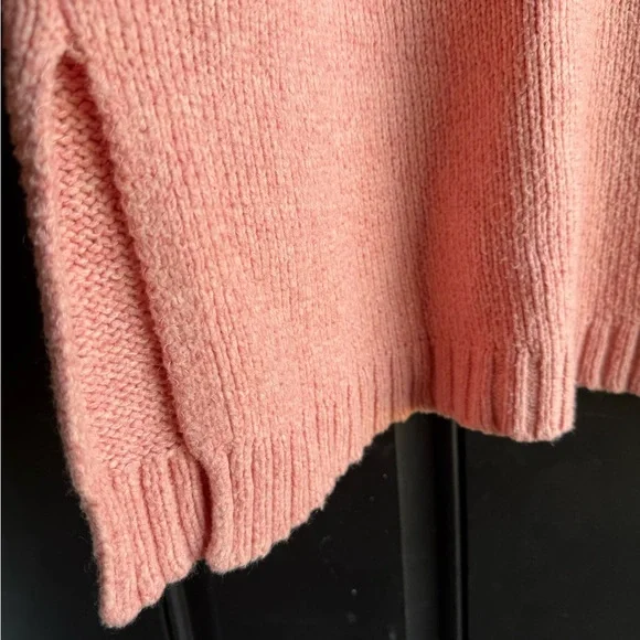 Free People Brookside Tunic Sweater light Pink Size Small - Picture 6 of 9